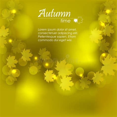 Autumn Background Stock Vector Illustration Of Foliage 44000378