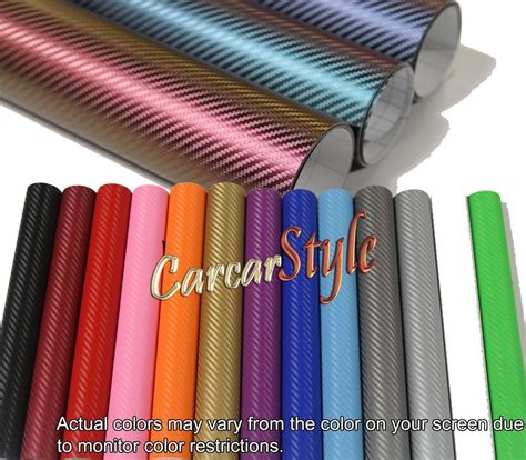 Bubble Air Free Dcarbon Fibre Vinyl All Colour All Size Wrap