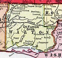 Map of Walton County, Florida, 1899
