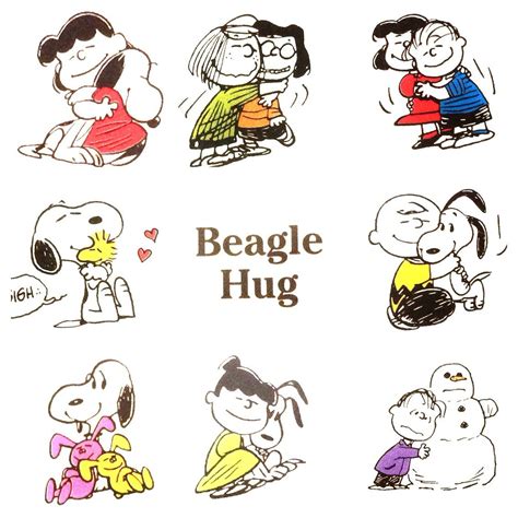 Peanuts Beagle Hug Snoopy Hug Peanuts Snoopy Woodstock Snoopy Love