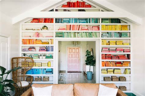 Elsies Rainbow Bookshelves A Beautiful Mess