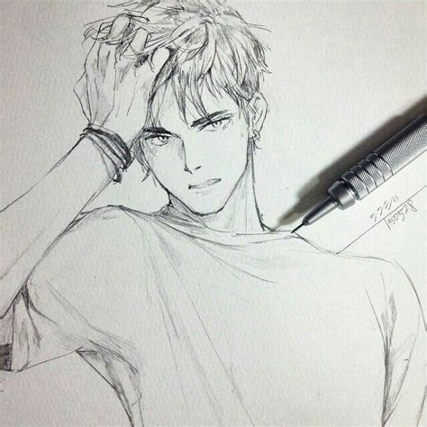 Pin By きみや On Inspiration Guy Drawing Anime Drawings