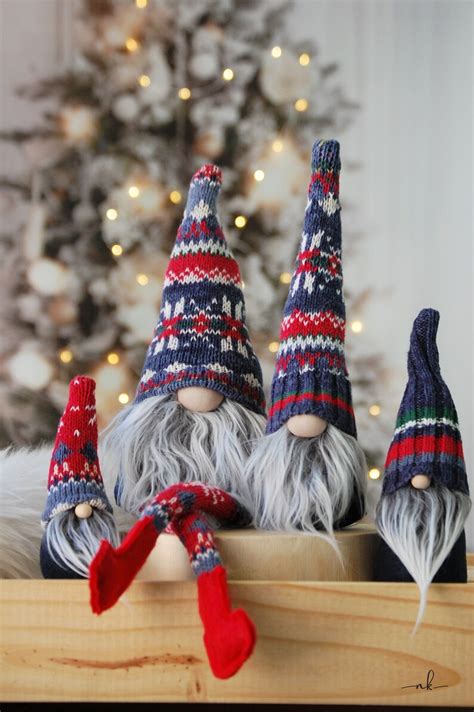 Nordic Gnome Gnome With Legs Scandinavian Christmas Etsy
