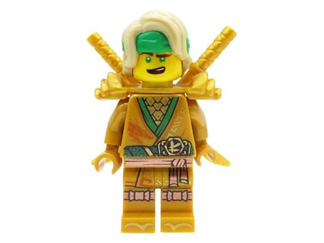 Lego Ninjago Legacy Minifigure Lloyd Golden Ninja Katanas Etsy