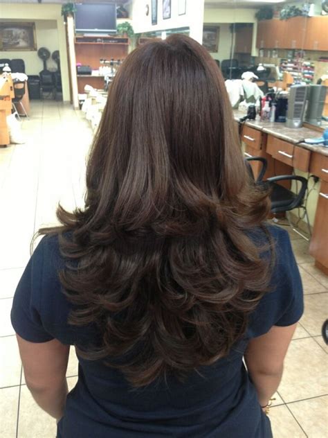 My Signature Round Layers Cut On Long Hair Thank You Lisbeth