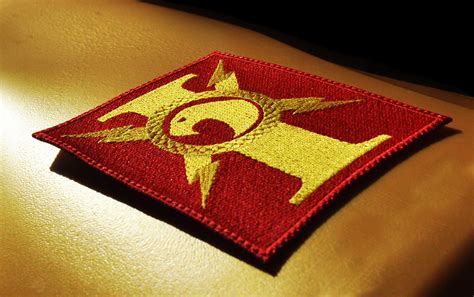 Adeptus Custodes Patch For The Glory Of The Emperor And Holly Terra Thx To You The Golden
