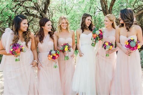 Dusty Rose Bridesmaid Dresses