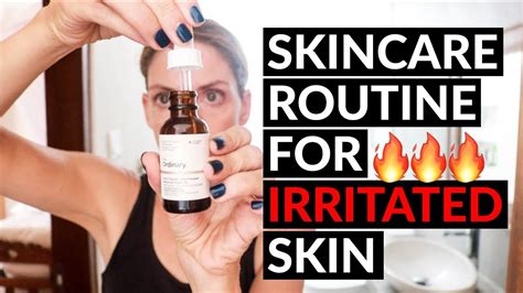 Skincare Routine For Irritated Skin Youtube