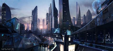 Artstation Futuristic City Concept For Manmade Game Istanbul