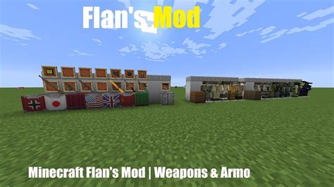 Minecraft Flans Mod Weapons And Armor Part 1 Youtube