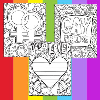 Download 320+ royalty free zendoodle coloring pages vector images. LGBTQ Pride Zen Doodle Coloring Pages by Ms Artastic | TpT