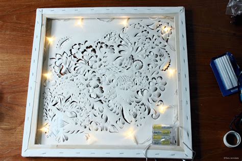 Diy Canvas Light Up Wall Art Give Your Canvas A Nice Glow With This