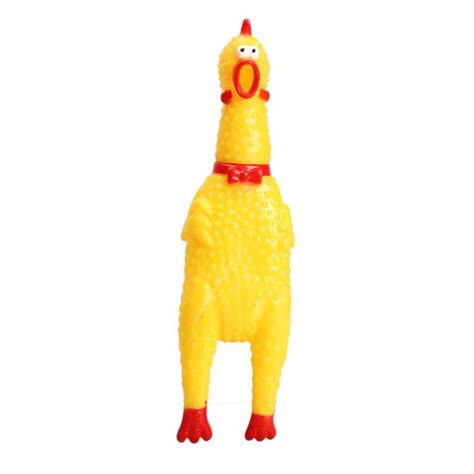 Screaming Chicken Squeeze Toy Shelfies