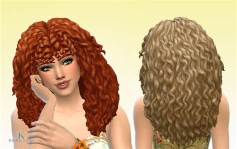 Maxis Match Cc World S Cc Finds Daily Free Downloads For The Sims Blonde Bangs Curly Hair