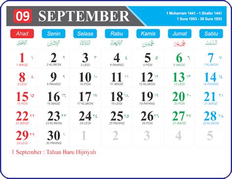 Gambar Kalender 2019 Full Hd Gratis Format  Png Dan  Jawa Dan