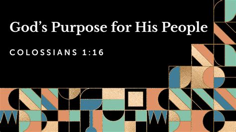 Gods Purpose For His People Logos Sermons