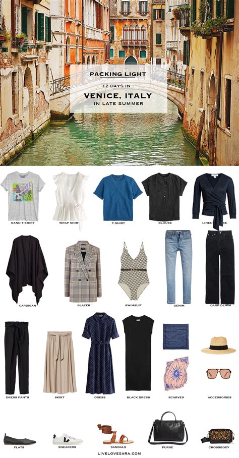 what to pack for venice in late summer and early fall livelovesara