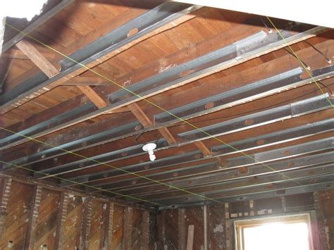 Ceiling joists can serve as rafter ties to resist outward thrust on the walls from the rafter loads if section r802.5.2 also states, where the ceiling joists are installed above the bottom third of the. L. Norris Hall House: Bedroom Ceiling Leveling