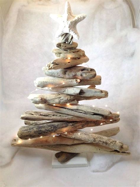 Handmade Driftwood Christmas Tree With Lighting Pattonmelo