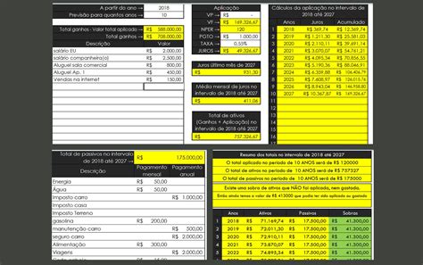 Planilha C Lculo Juros Compostos Excel Printable Templates Free