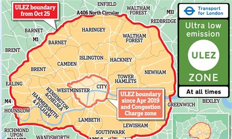 London Ulez Map Shows The Areas To Be Hit With Charge If Hot Sex Picture