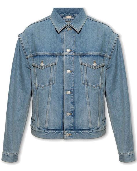 Gucci Denim Jacket In Blue For Men Lyst