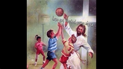 Get Blocked Funny Jesus Basketball Memes Youtube