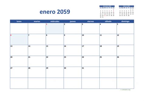 Calendario 2059 Calendario De España Del 2059