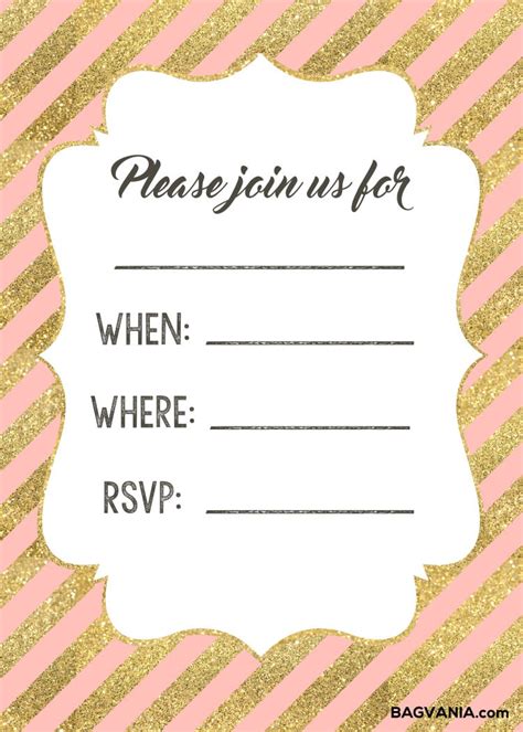 Free Printable Birthday Invitations Free Printable Birthday