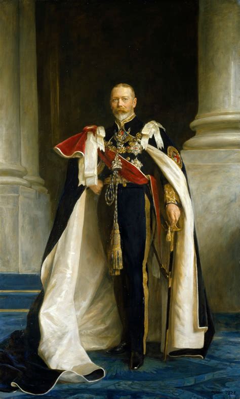 Portrait Of King George V Works Of Art Ra Collection Royal