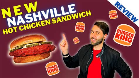 New Nashville Hot Chicken Sandwich At Burger King Youtube