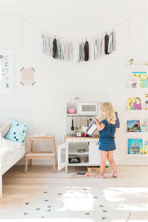 Simple Minimalist Baby And Toddler Shared Kids Room So Sunny And