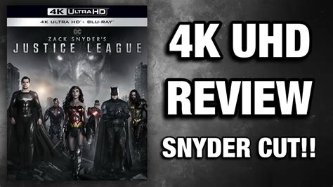 Zack Snyders Justice League 4k Ultrahd Blu Ray Review Better Than Hbo Max Youtube