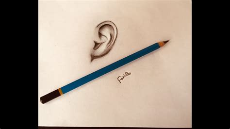 How To Draw An Ear Easy Step By Step Pencil Drawing For Beginners