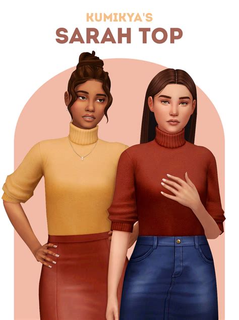 Sarah Top Kumikya On Patreon In 2021 Sims 4 Sims 4 Clothing Sims