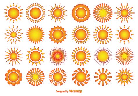 Vector Sun Shapes Download Free Vector Art Stock Graphics And Images