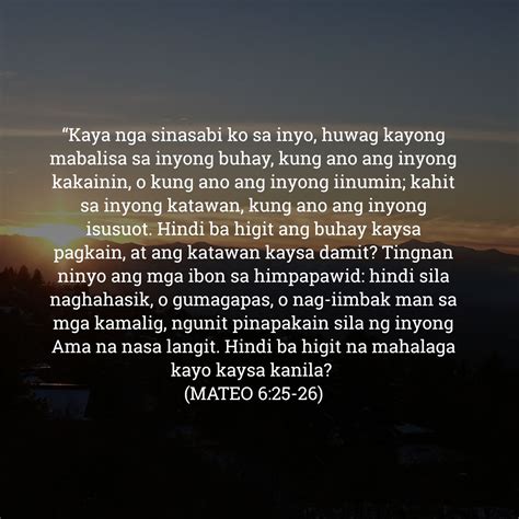 Mateo 625 26 Jesus Is My Lord And Savior