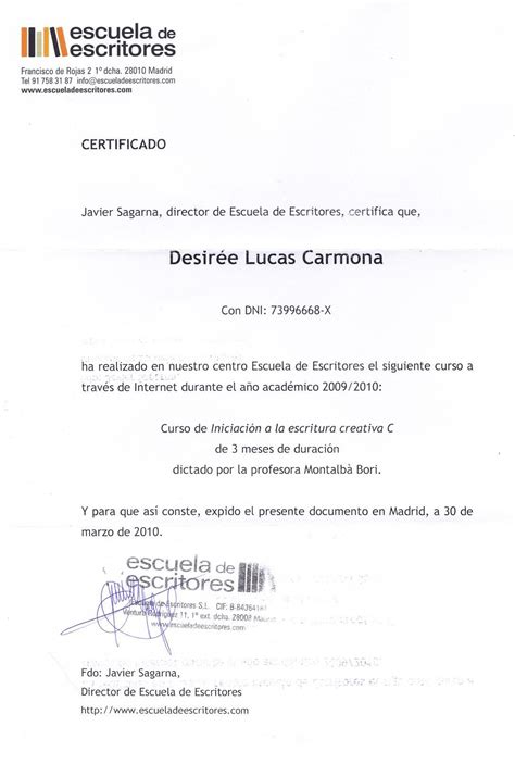 2 Certificado Documento De Constancia Director De Escuela