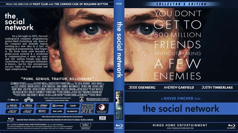 The Social Network Movie Blu Ray Custom Covers The Social Network