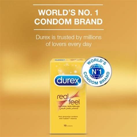 Buy Durex Real Feel Non Latex Condoms Clear Count Online Shop Beauty Personal Care On