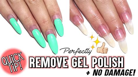 Quick Tip How To Easily Remove Gel Polish At Home Youtube