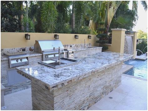 Outdoor Kitchen Granite Countertops Design — Randolph Indoor And