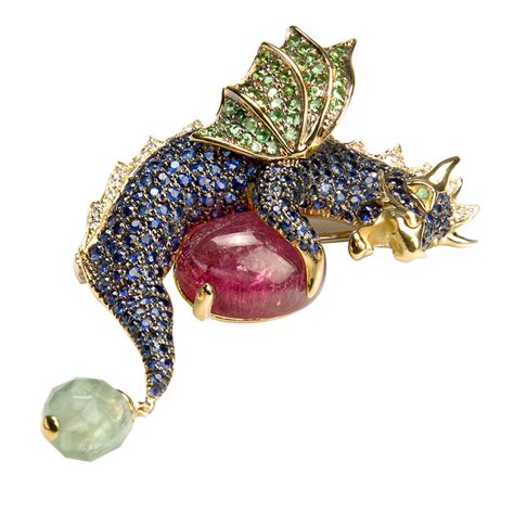 Dragon Brooch Brooches Fine Jewelry From Italys Best Artisans