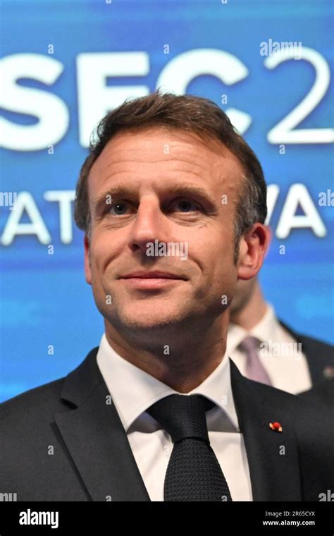 French President Emmanuel Macron Attends The Globsec 2023 Bratislava