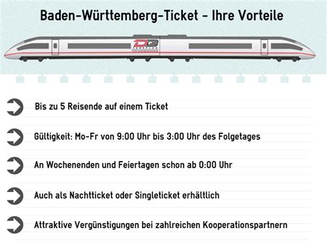 Baden Württemberg Ticket Der Bahn Bw Fahrplan