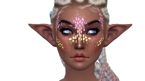Sims 4 Custom Content Elf Ears Ear Preset N2 Elf Ears By Seleng At Tsr