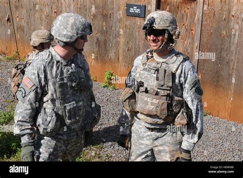 Us Soldiers Of The 3rd Brigade Combat Team 25th Infantry Division