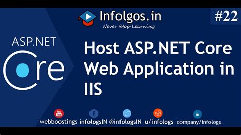 How To Host Or Deploy Asp Net Core Web Application On Iis Infologs