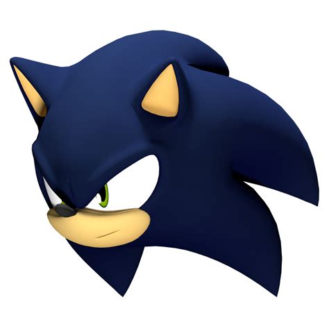 Orignal Sonic X Dark Sonic Head Icon Render By Soniconbox On Deviantart