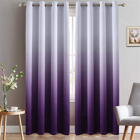 Purple Grommet Curtains